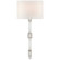 Adaline One Light Wall Sconce in Polished Nickel (268|SK 2904PN/Q-L)