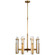 Malik LED Chandelier in Hand-Rubbed Antique Brass (268|S 5911HAB-CG)