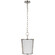 Hastings One Light Pendant in Polished Nickel (268|S 5645PN-WHT)