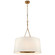 Dauphine Six Light Pendant in Gilded Iron (268|S 5401GI-L)