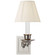 Swing Arm Sconce One Light Swing Arm Wall Lamp in Polished Nickel (268|S 2005PN-L)