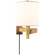 Architect's One Light Swing Arm Wall Lamp in Hand-Rubbed Antique Brass (268|PT 2000HAB-S)