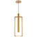 Melange LED Pendant in Antique-Burnished Brass (268|KW 5612AB-ALB)