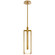 Melange LED Pendant in Antique-Burnished Brass (268|KW 5610AB-ALB)