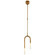 Rousseau LED Pendant in Antique-Burnished Brass (268|KW 5590AB-EC)