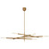 Rousseau LED Chandelier in Antique-Burnished Brass (268|KW 5589AB-EC)