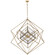 Cubist Five Light Chandelier in Gild (268|KW 5022G-CG)