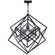 Cubist One Light Chandelier in Aged Iron (268|KW 5020AI-CG)