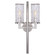 Liaison Two Light Wall Sconce in Polished Nickel (268|KW 2201PN-CRG)