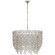 Milazzo Eight Light Chandelier in Burnished Silver Leaf and Crystal (268|JN 5234BSL/CG)