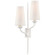Iberia Two Light Wall Sconce in Plaster White (268|JN 2077PW-L)