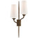 Iberia Two Light Wall Sconce in Antique Bronze Leaf (268|JN 2077ABL-L)