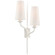 Iberia Two Light Wall Sconce in Plaster White (268|JN 2076PW-L)