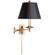 Dorchester Swing Arm One Light Swing Arm Wall Lamp in Antique-Burnished Brass (268|CHD 5101AB-B)