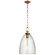 Andros LED Pendant in Antique-Burnished Brass (268|CHC 5426AB-CG)