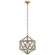 Zeno Four Light Lantern in Gilded Iron (268|CHC 5201GI-AM)