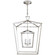Darlana Double Cage Four Light Lantern in Polished Nickel (268|CHC 2179PN)