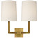 Ojai Two Light Wall Sconce in Soft Brass (268|BBL 2084SB-L)