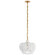 Loire Three Light Chandelier in Gild (268|ARN 5453G-WSG)