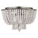 Jacqueline Four Light Flush Mount in Burnished Silver Leaf (268|ARN 4102BSL-WG)