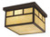 Mission Two Light Outdoor Flush Mount in Burnished Bronze (63|OF37211BBZ)