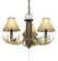 Lodge LED Fan Kit or Chandelier in Weathered Patina (63|LK33053WP)