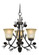 Sierra Three Light Mini Chandelier in Black Walnut (63|H0172)