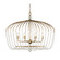 Voliere Six Light Pendant in Havana Gold (137|343N06HG)