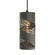 Flow One Light Mini Pendant in Matte Black/French Gold (137|240M01MBFG)