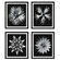 Contemporary Floret Framed Prints in Black And White (52|41427)