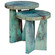 Nadette Nesting Tables, S/2 in Blue-green (52|25497)