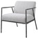 Brisbane Accent Chair in Natural Distressed Charcoal (52|23660)