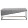 Uphill Climb Bench in Brushed Silver Leaf (52|23565)