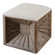 Jia Ottoman in Weathered Fir Wood (52|23131)