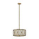 Ovala Three Light Pendant in Antiqued Gold Leaf (52|21955)