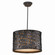 Alita Three Light Pendant in Rust Black w/Aged Silver Undertones (52|21104)