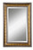 Sinatra Mirror in Gold Leaf Undercoat w/Blotched Brown Stain (52|11291 B)