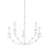 Florian Five Light Chandelier in Gesso White (67|F4428-GSW)