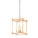 Huck Four Light Lantern in Vintage Gold Leaf (67|F1095-VGL)