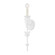 Florian One Light Wall Sconce in Gesso White (67|B4411-GSW)