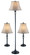 Floor Lamp and Two Table Lamps in Rubbed Oil Bronze (110|RTL-8988)