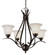 Aspen Four Light Chandelier in Rubbed Oil Bronze (110|9280 ROB)