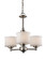 Cahill Three Light Chandelier in Brushed Nickel (110|70726 BN)