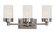 Fusion Three Light Vanity Bar in Brushed Nickel (110|70333 BN)