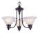 Perkins Three Light Chandelier in Weathered Bronze (110|6544 WB)