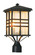 Huntington Two Light Postmount Lantern in Black (110|4639 BK)