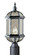 Wentworth One Light Postmount Lantern in Swedish Iron (110|4186 SWI)