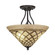 Capri Three Light Semi-Flush in Dark Granite (200|909-DG-718)