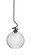 Capri One Light Pendant in Matte Black (200|900-MB-4392)