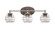 Capri Three Light Bathroom Lighting in Brushed Nickel (200|5913-BN-5110)